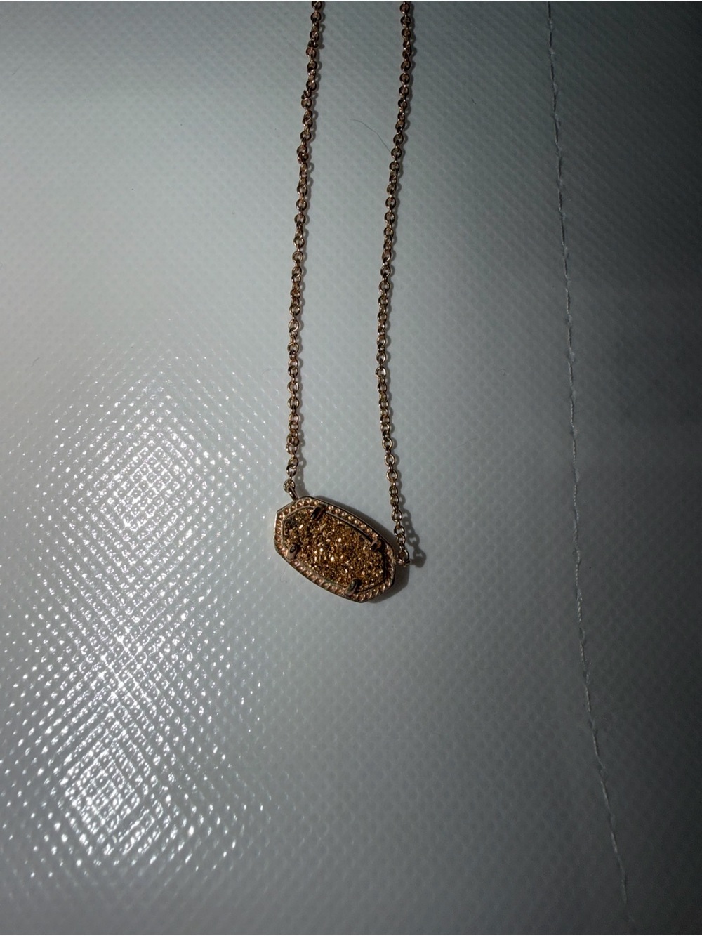 Kendra Scott Gold Druzy Pendant Necklace - Women's Jewelry